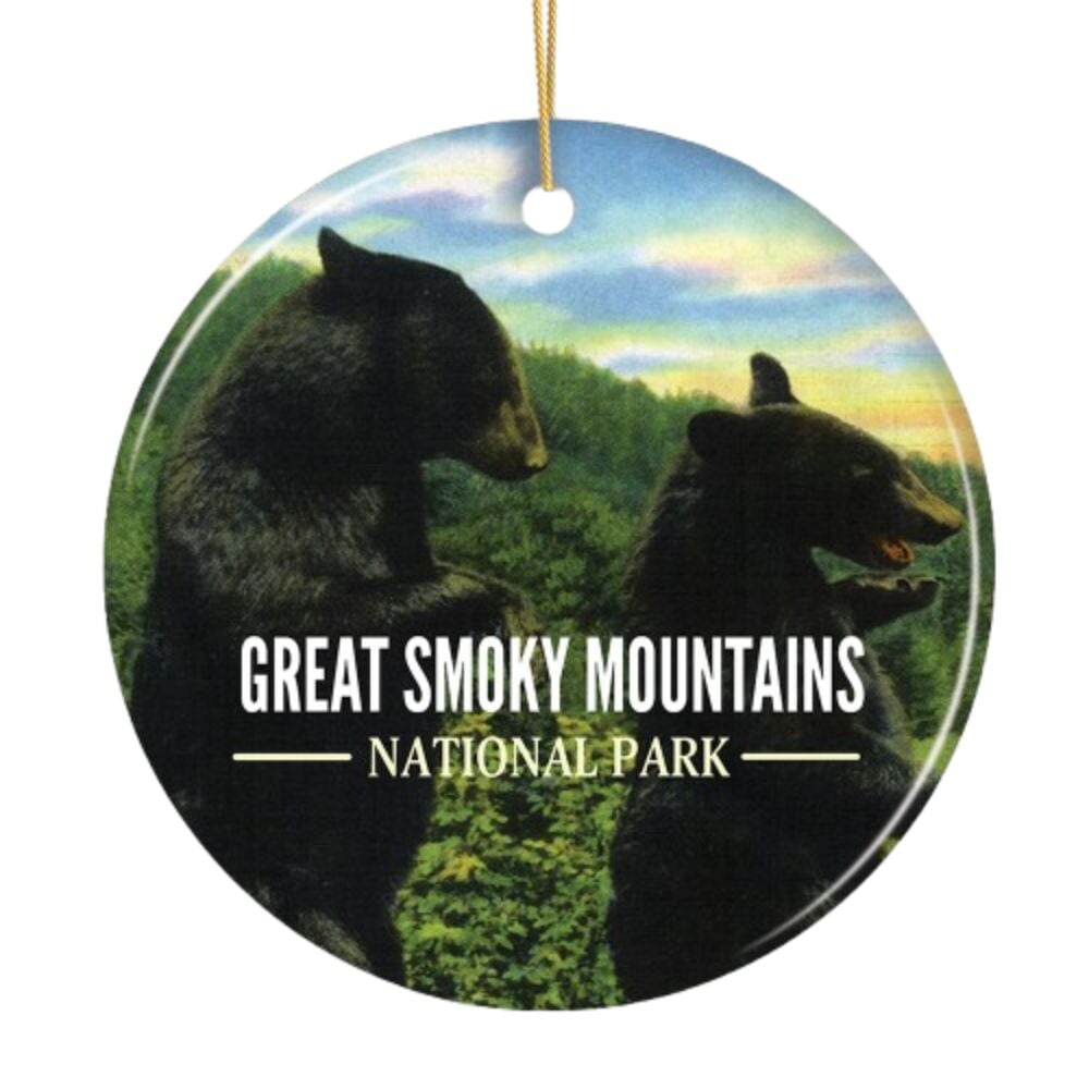 Vintage Great Smoky Mountains National Park Ornament