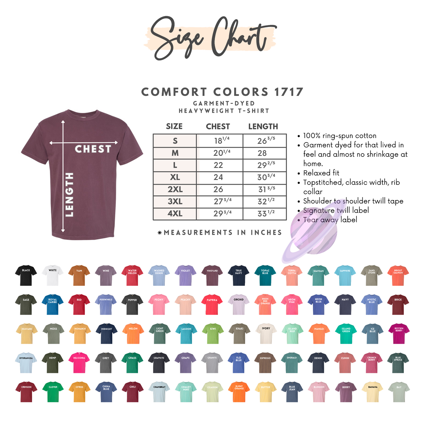 BOOK LOVERS-COMFORT COLORS SET SEPARATES-PREORDER CLOSING 6/6