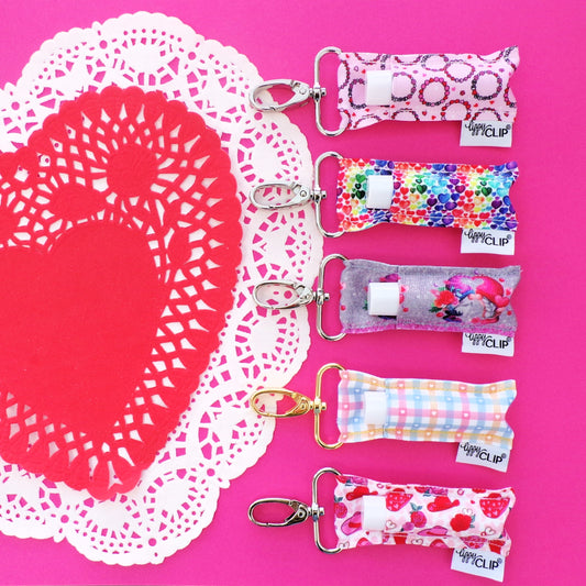 Stacked Hearts LippyClip® Lip Balm Holder
