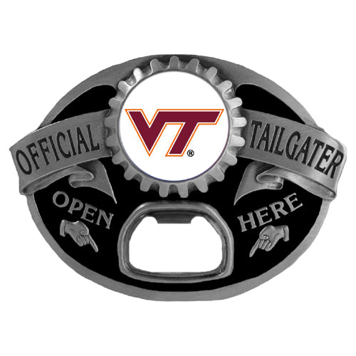 Virginia Tech Hokies Tailgater Belt Buckle Bottle Opener