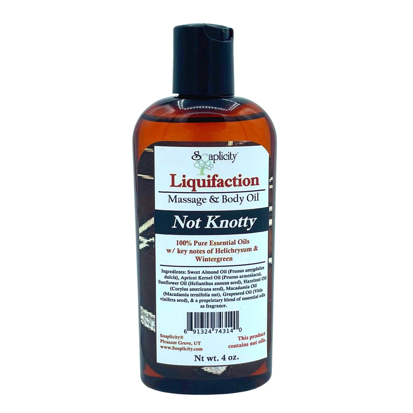 Not Knotty Liquifaction Massage Oil