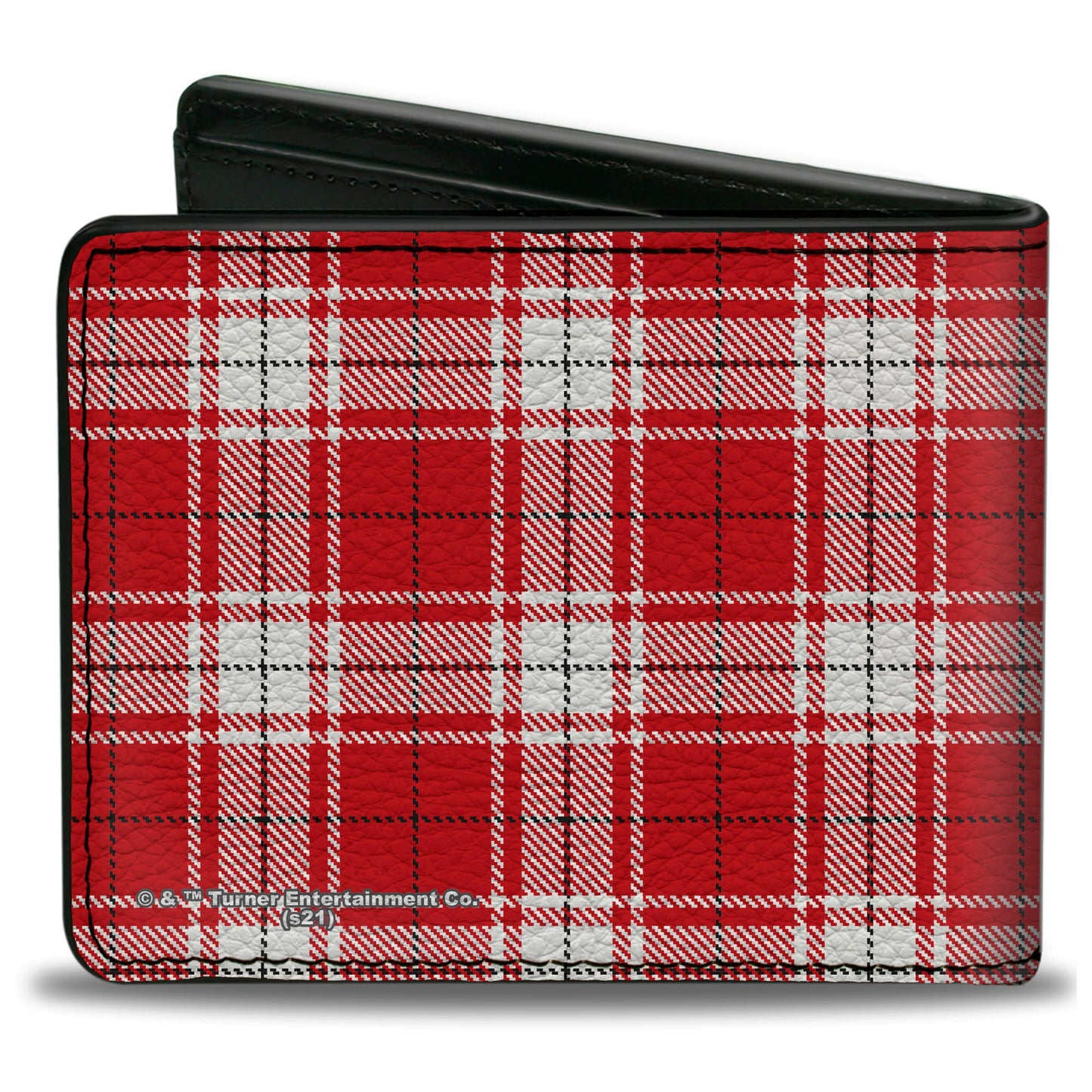 Bi-Fold Wallet - A Christmas Story RALPHIE Smiling Face Plaid Red White Green