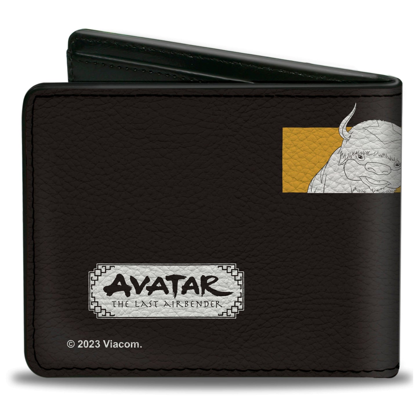 Bi-Fold Wallet - Avatar Last Airbender Character Pose Blocks and Title Logo Black/Multi Color