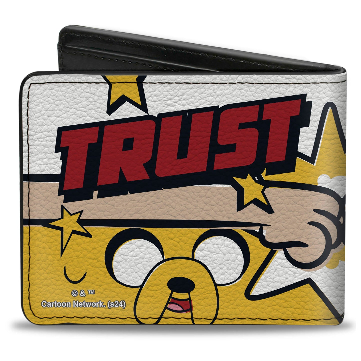 Bi-Fold Wallet - Adventure Time Jake and Finn TRUST POUND Pose Multi Color