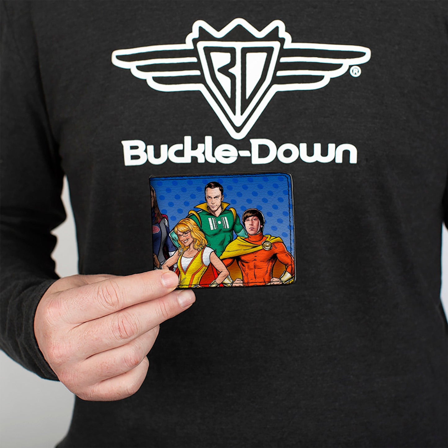 Bi-Fold Wallet - The Big Bang Theory Superhero Characters2