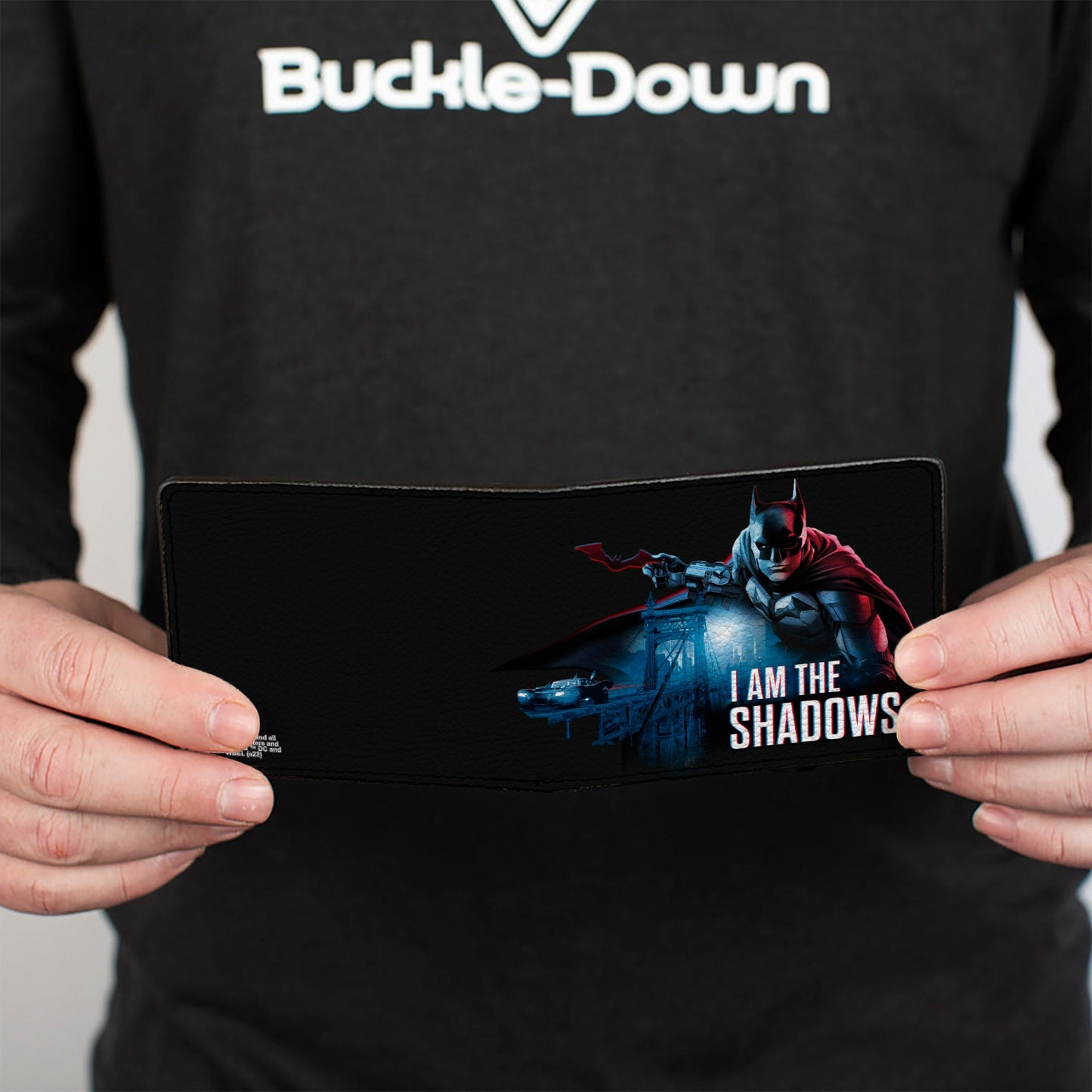 Bi-Fold Wallet - The BATMAN I AM THE SHADOWS Pose and Bridge Scene