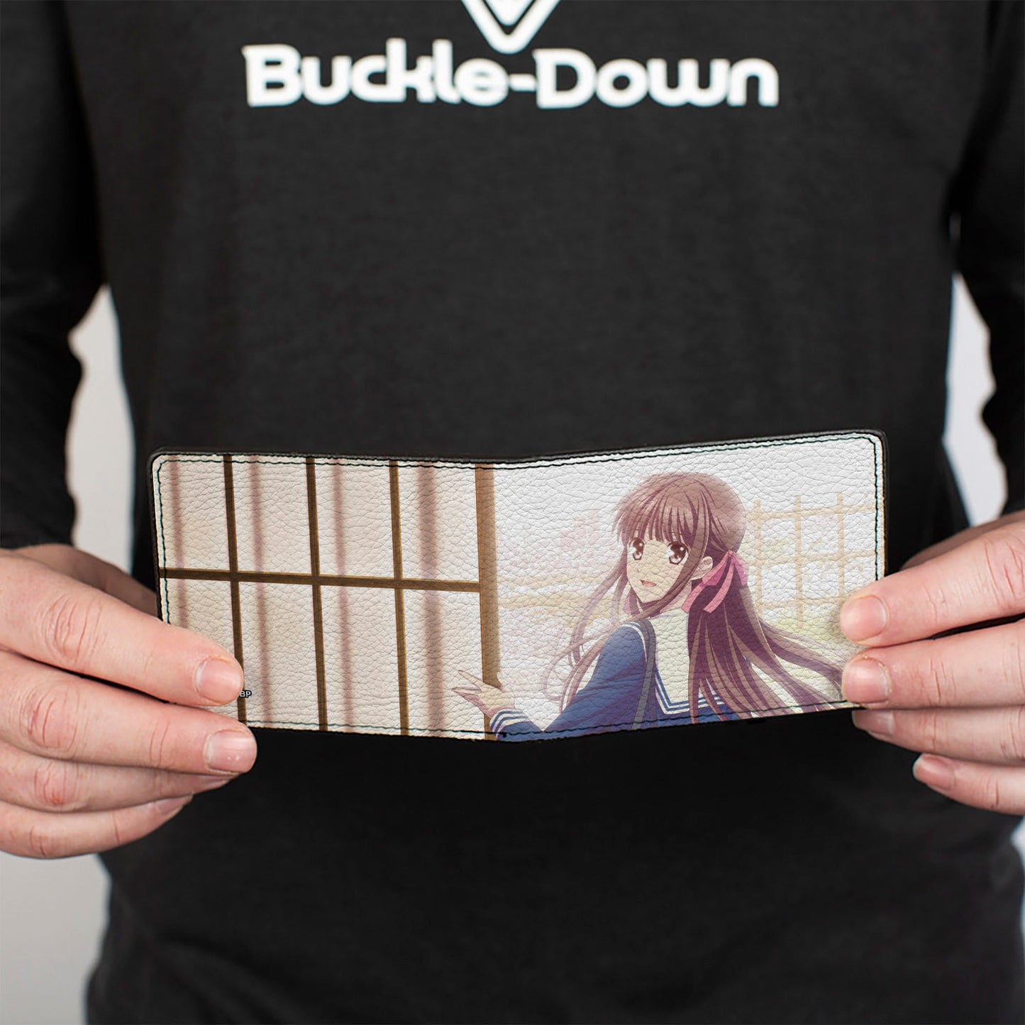 Bi-Fold Wallet - Fruits Basket Tohru Honda School Uniform Exiting Scene
