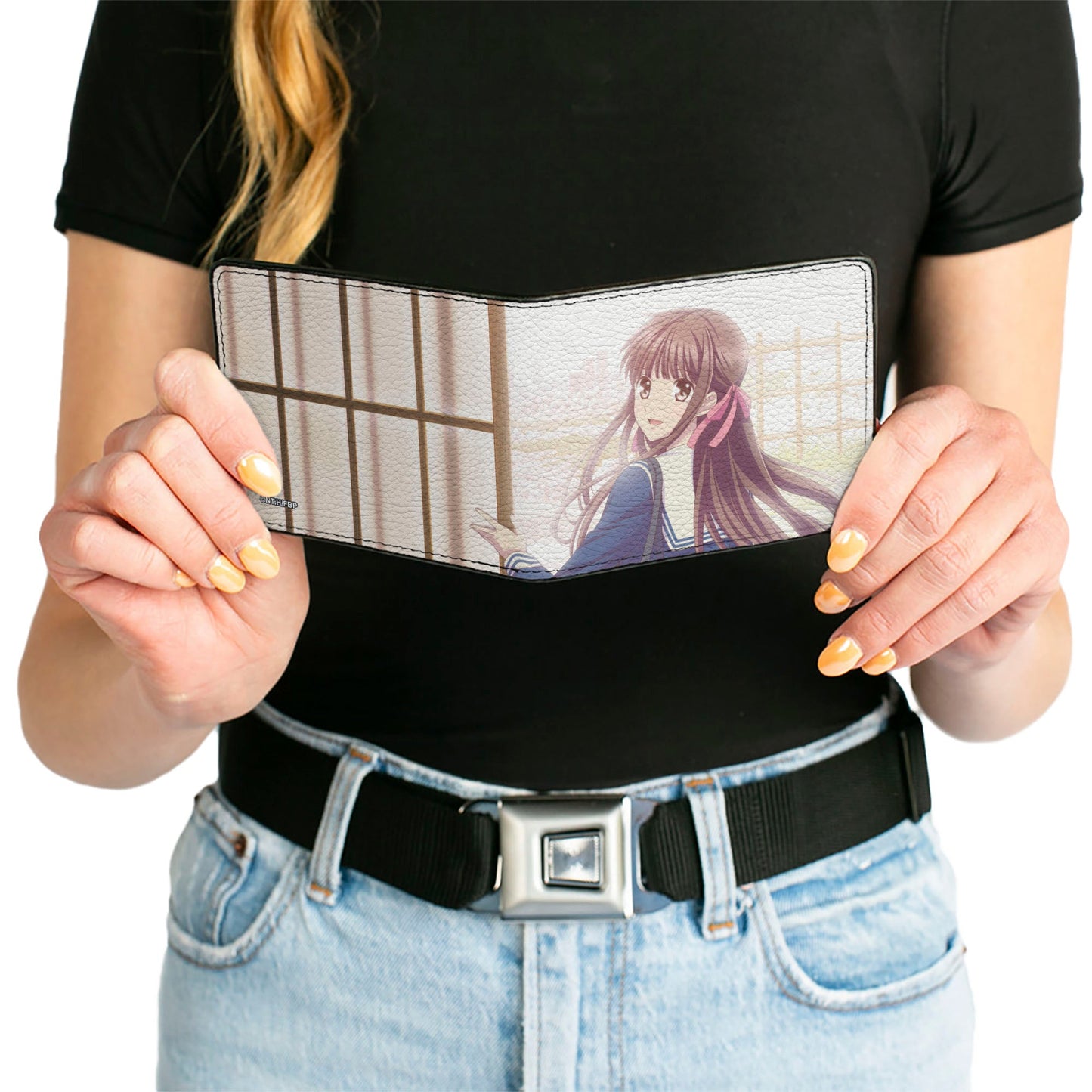 Bi-Fold Wallet - Fruits Basket Tohru Honda School Uniform Exiting Scene