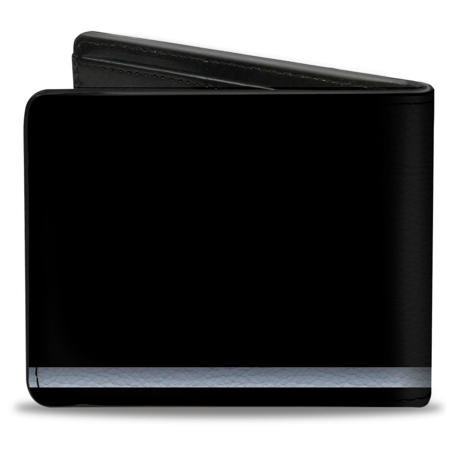 Bi-Fold Wallet - 1955-57 CHEVROLET V Emblem Stripe Black Silver