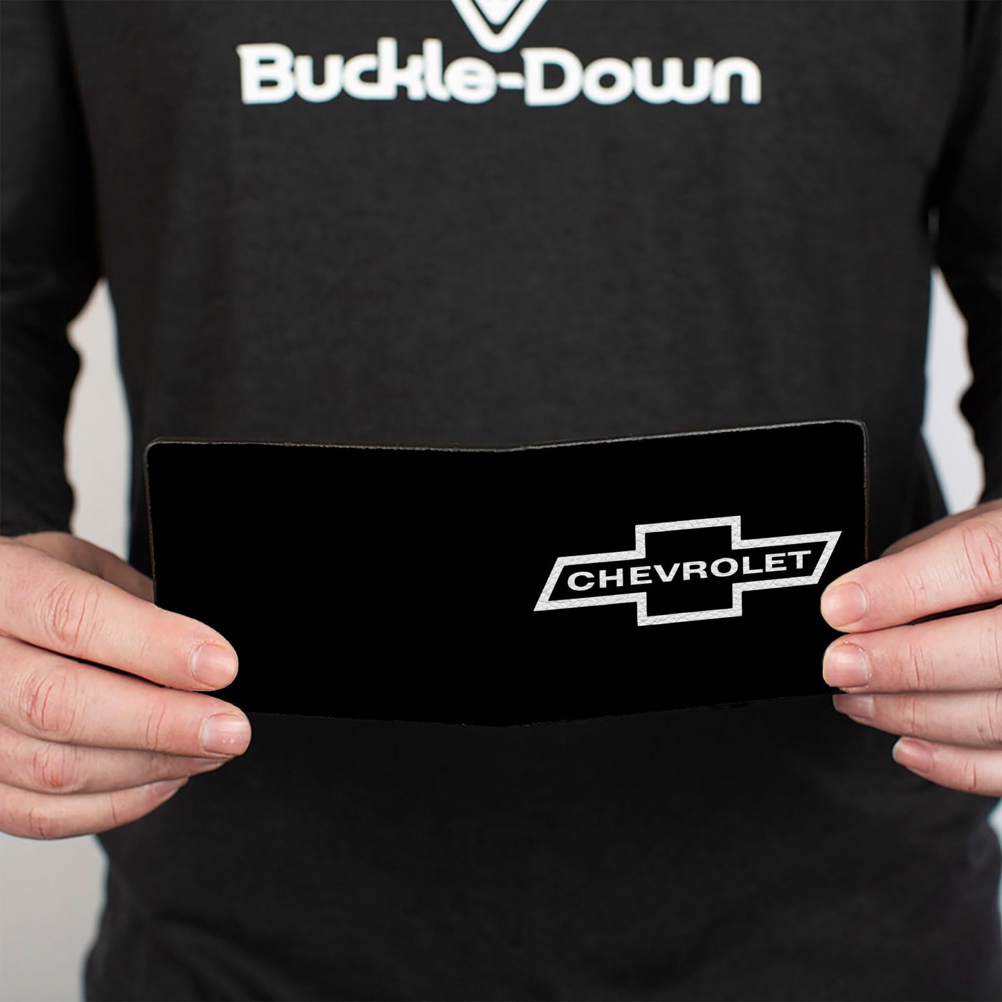 Bi-Fold Wallet - 1965 CHEVROLET Bowtie Black White