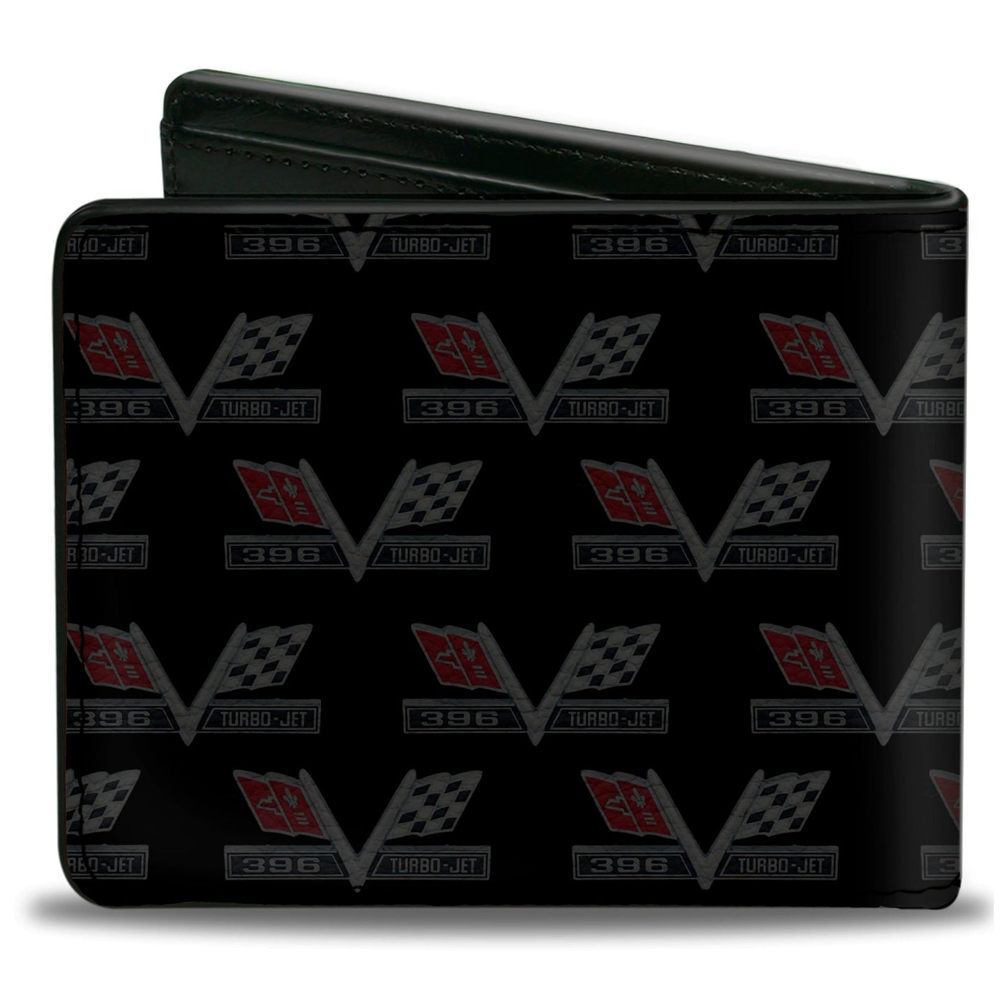Bi-Fold Wallet - 1967 Impala 396 TURBO-JET V Emblem Monogram