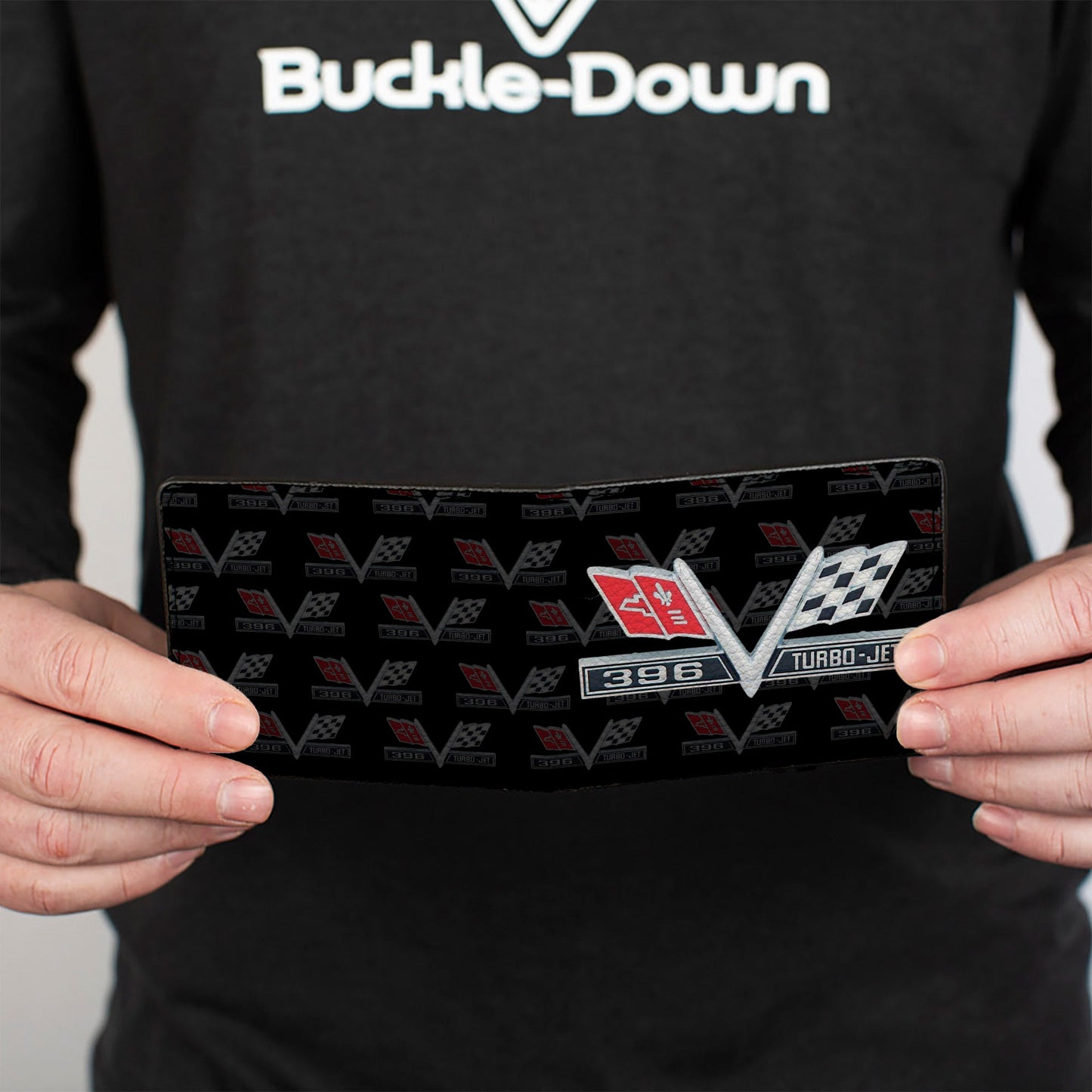 Bi-Fold Wallet - 1967 Impala 396 TURBO-JET V Emblem Monogram