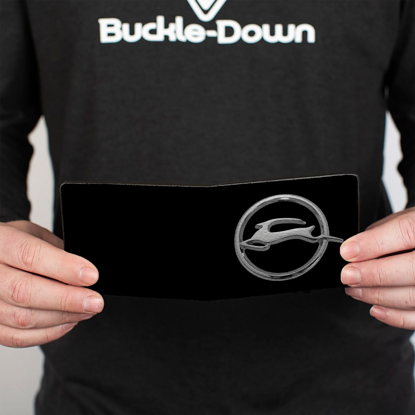 Bi-Fold Wallet - Chevrolet Impala Deer Emblem Black Silver