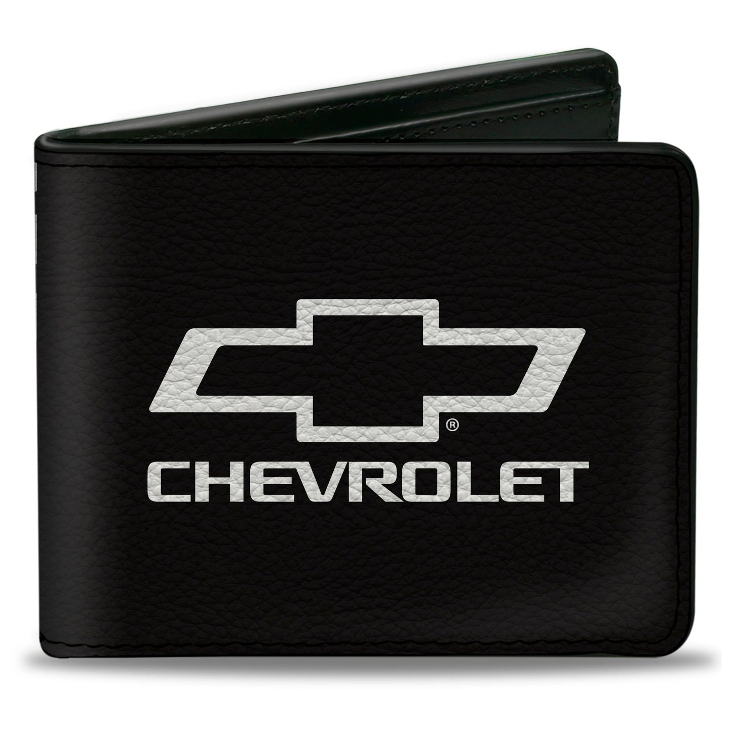 Bi-Fold Wallet - CHEVROLET Bowtie + Americana Camo Black White Red Blue