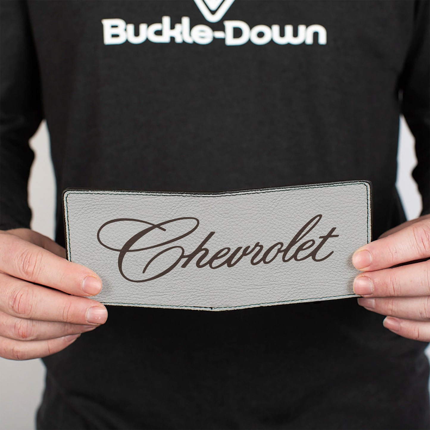 Bi-Fold Wallet - CHEVROLET Script White/Brown