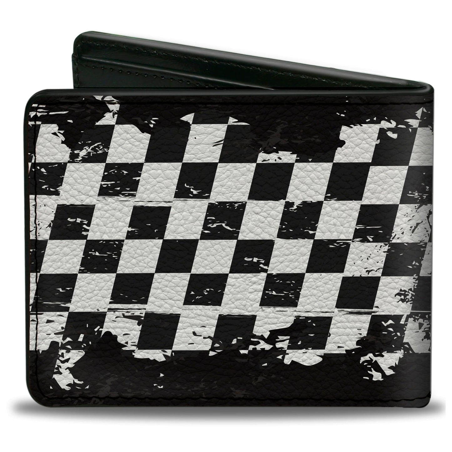 Bi-Fold Wallet - Chevrolet RACING Bowtie Checker Black/White