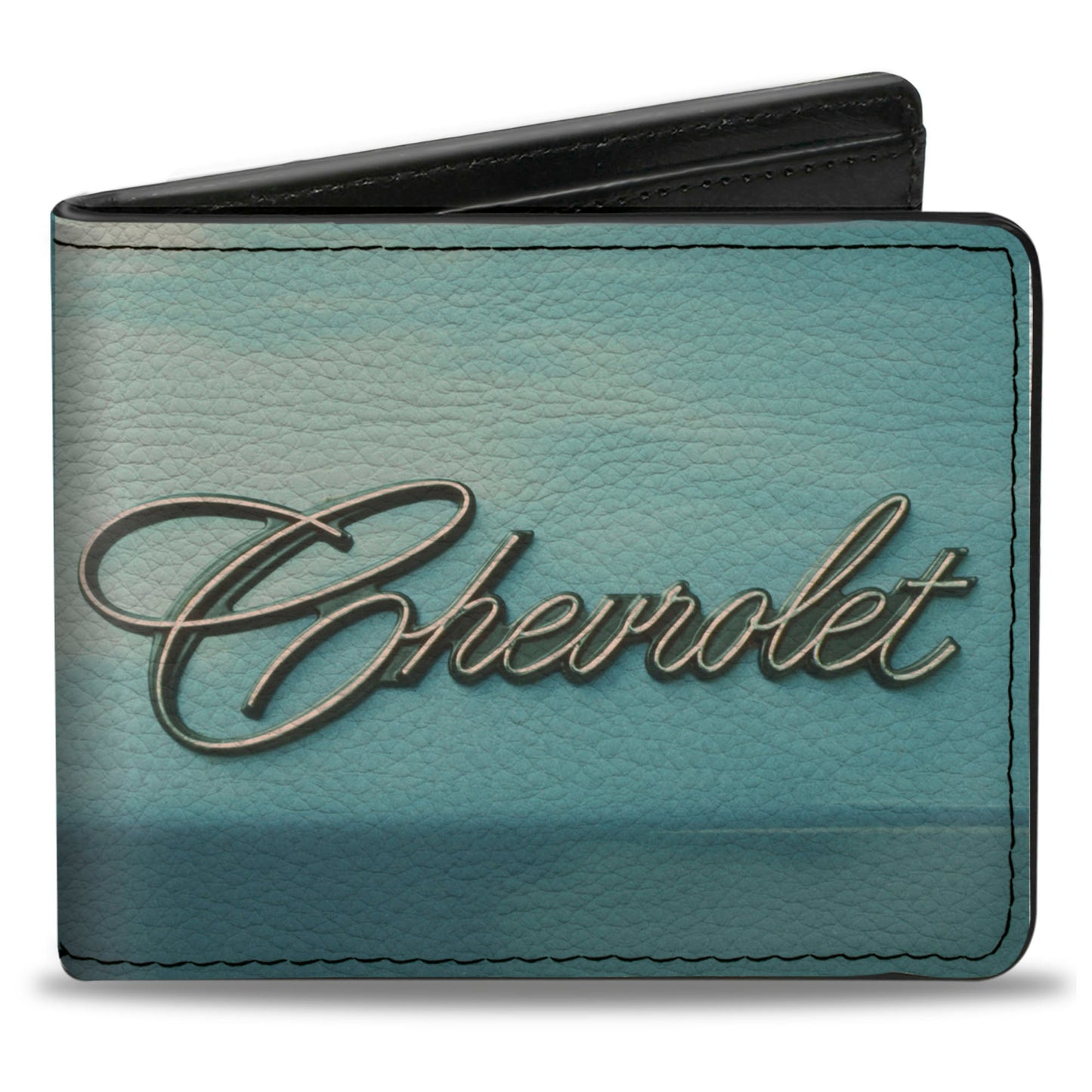 Bi-Fold Wallet - CHEVROLET Side Panel Script Blues/Silvers
