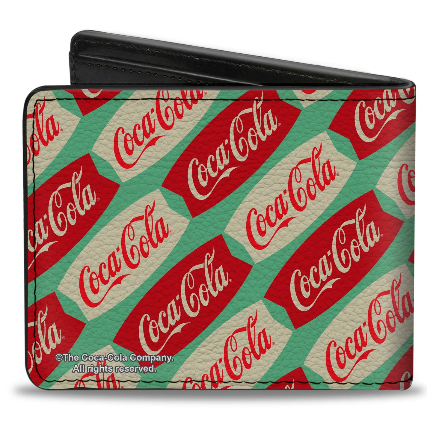 Bi-Fold Wallet - Coca-Cola Script Marquee Logo Green/Red/White