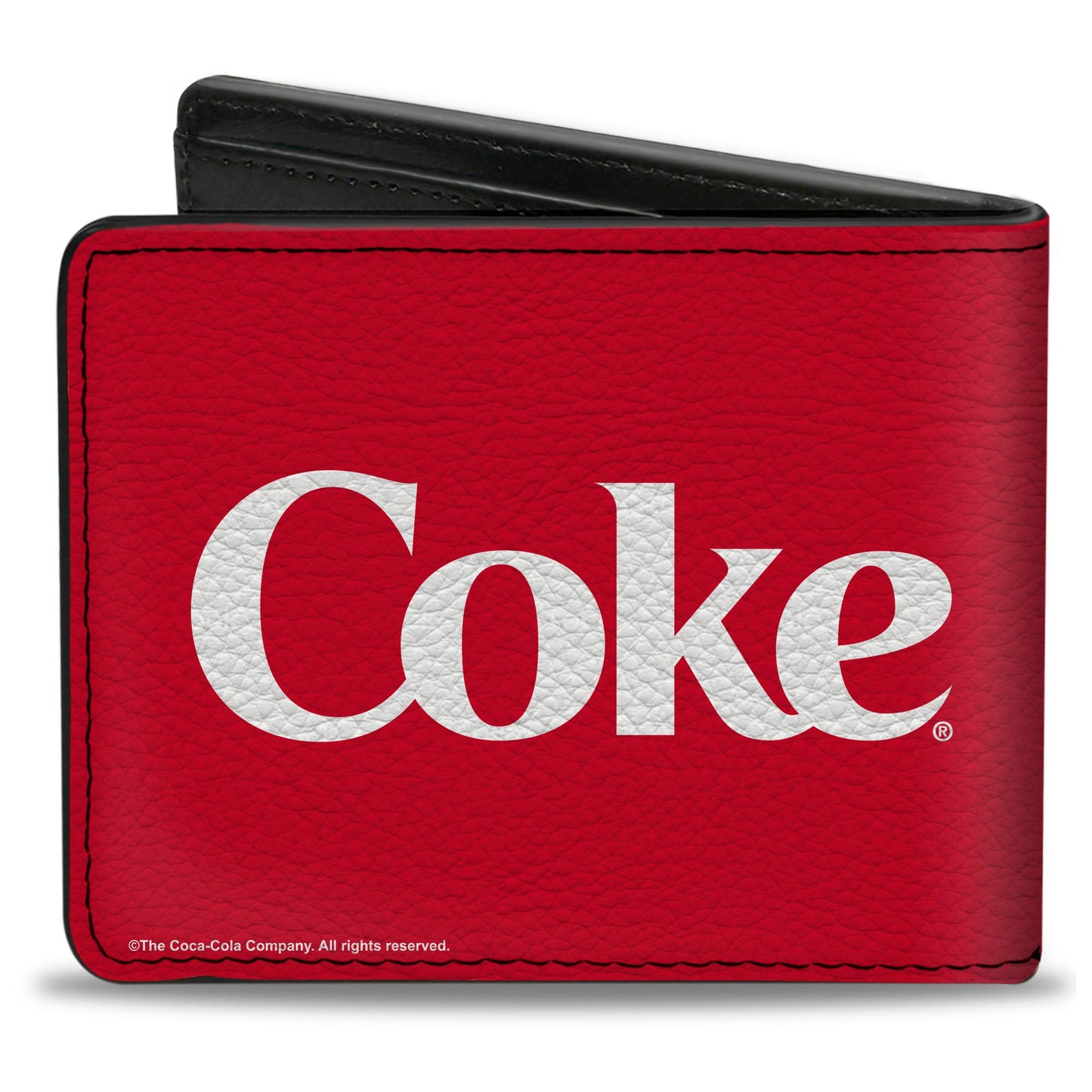 Bi-Fold Wallet - COKE Text Logo Red/White'