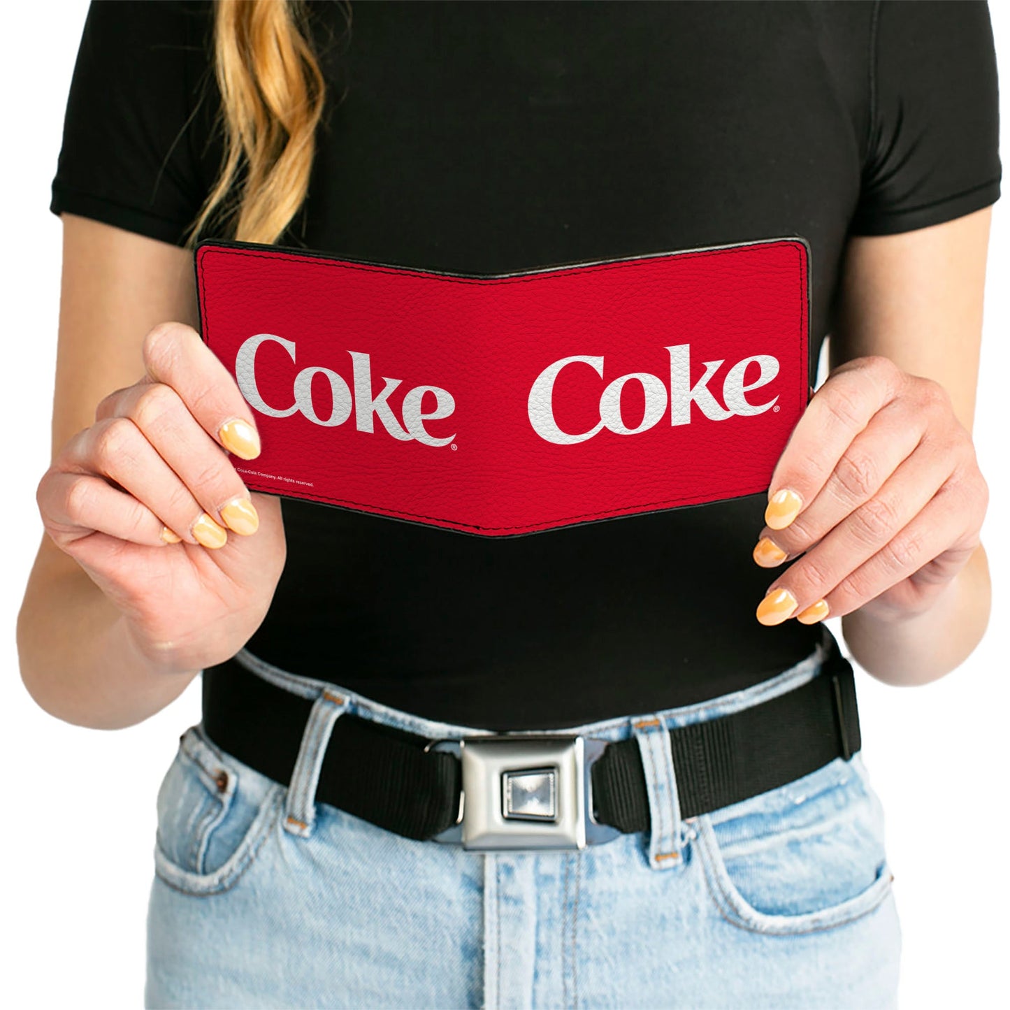 Bi-Fold Wallet - COKE Text Logo Red/White'