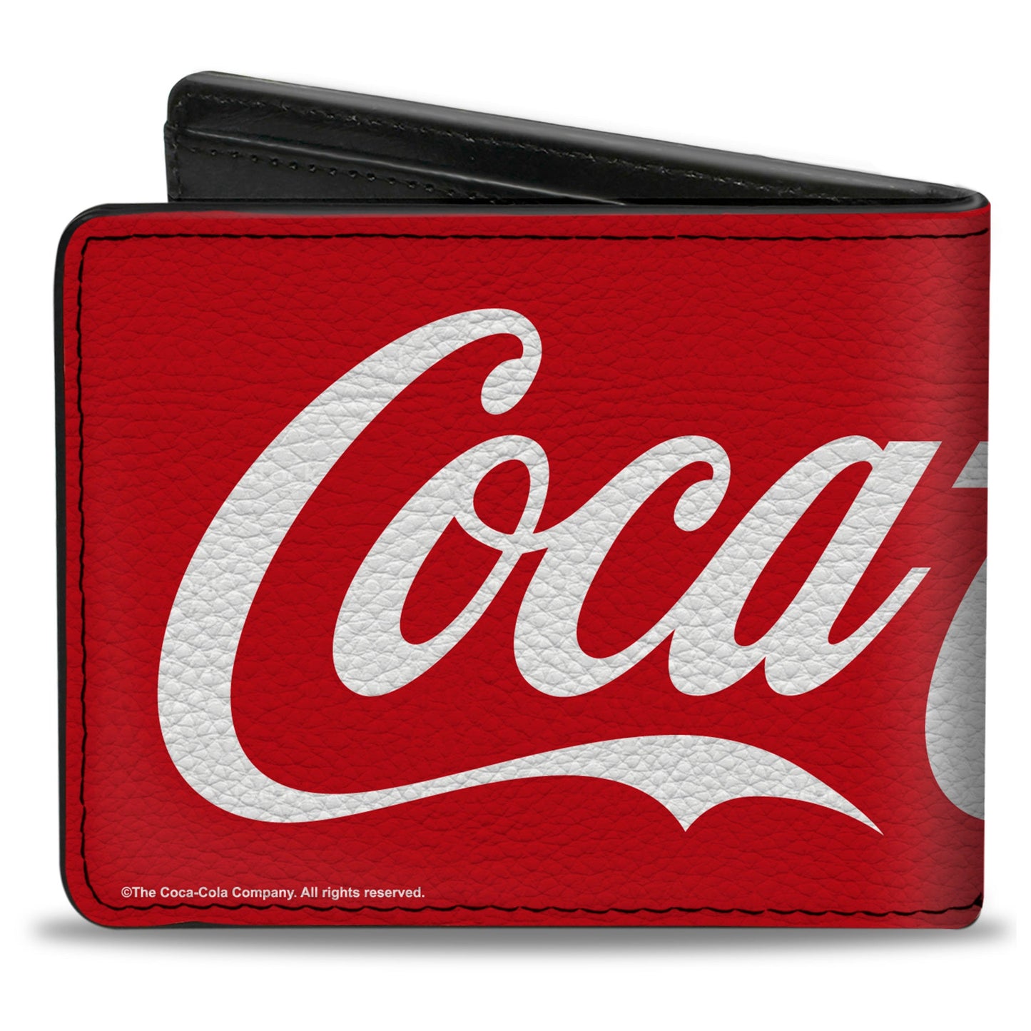 Bi-Fold Wallet - COCA-COLA Coke Script Logo Stretch Red/White