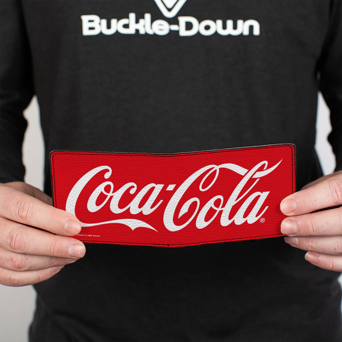 Bi-Fold Wallet - COCA-COLA Coke Script Logo Stretch Red/White