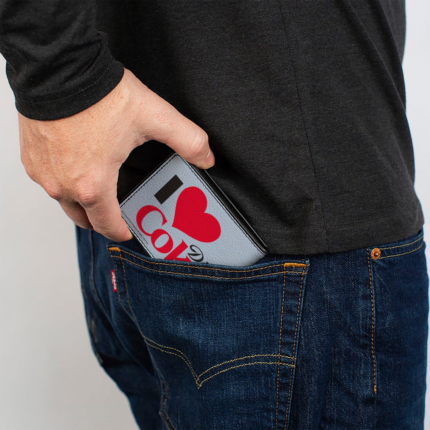 Bi-Fold Wallet - I Heart DIET COKE Text White/Black/Red
