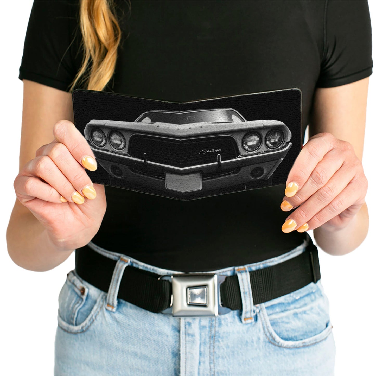 Bi-Fold Wallet - 1976 Challenger Black & White