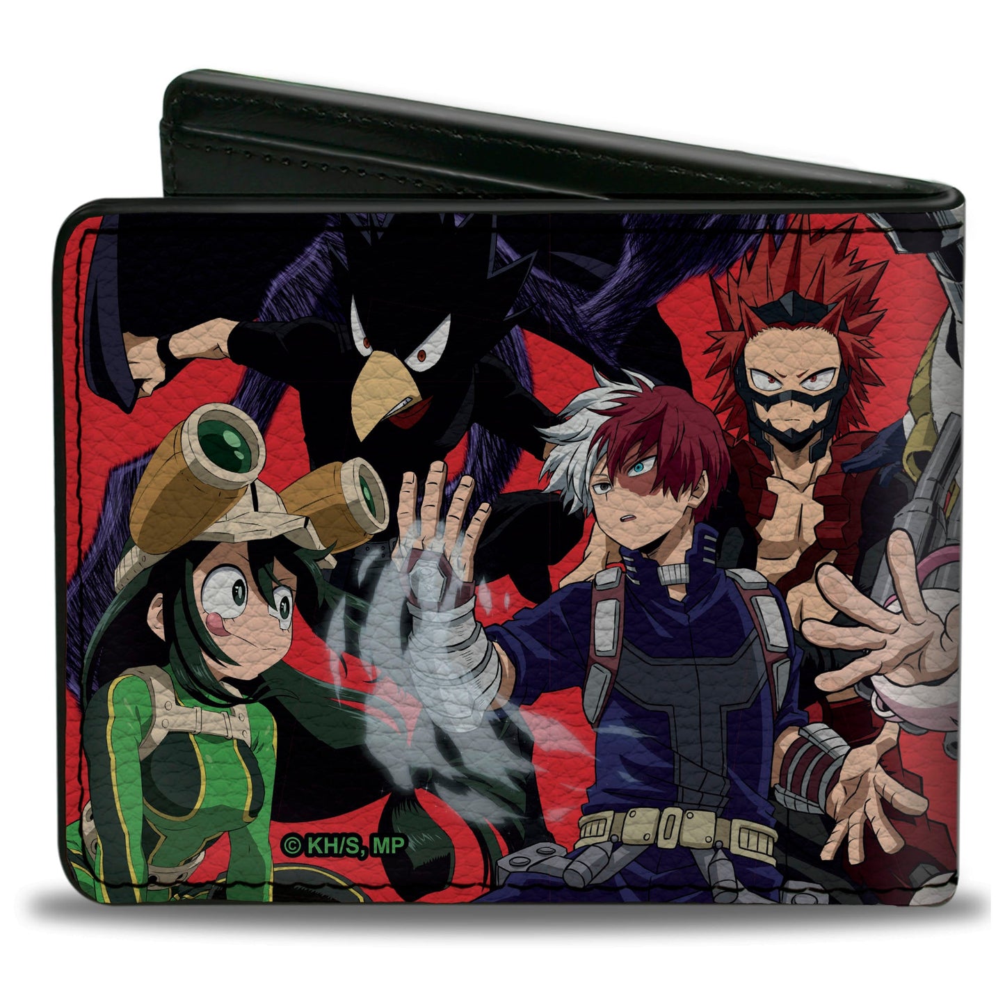 Bi-Fold Wallet - MY HERO ACADEMIA Eight Character Group Pose and Title Logo Red