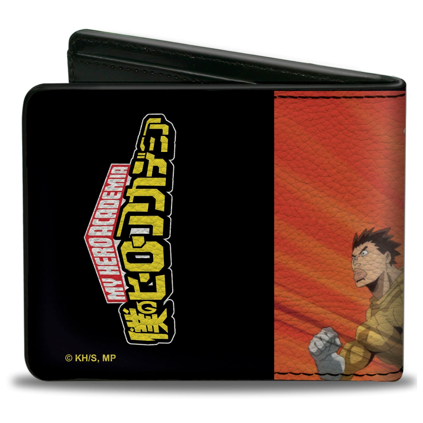Bi-Fold Wallet - MY HERO ACADEMIA Six Heroes Attack Pose andTitle Logo Red/Oranges
