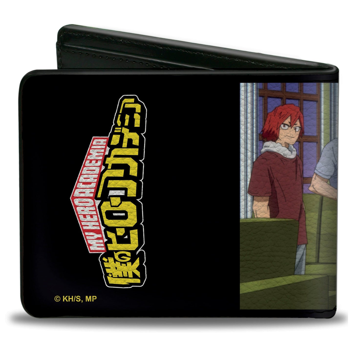 Bi-Fold Wallet - MY HERO ACADEMIA Class 1A Family Scene and Title Logo Black