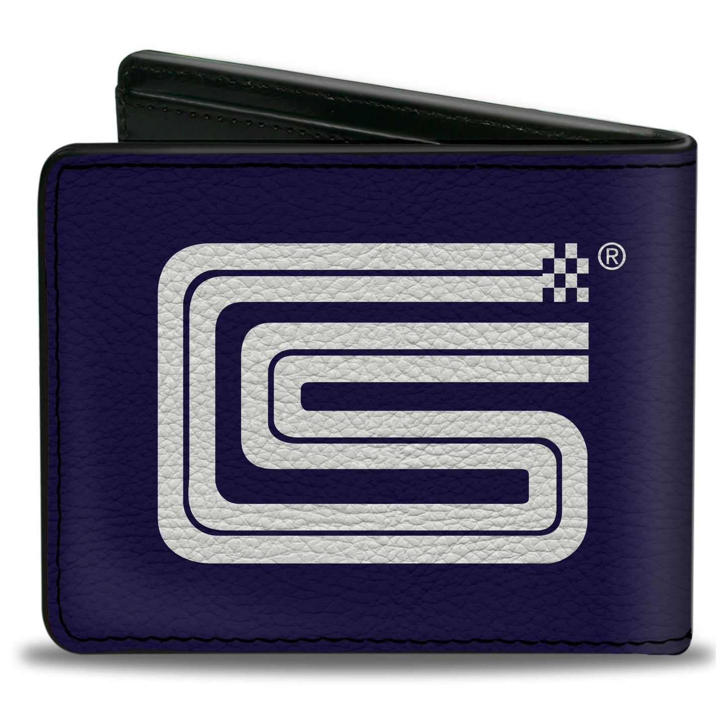 Bi-Fold Wallet - Carroll Shelby CS Racing Logo Navy White