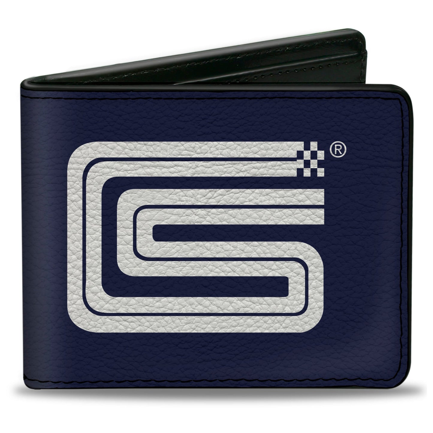 Bi-Fold Wallet - Carroll Shelby CS Racing Logo Navy White