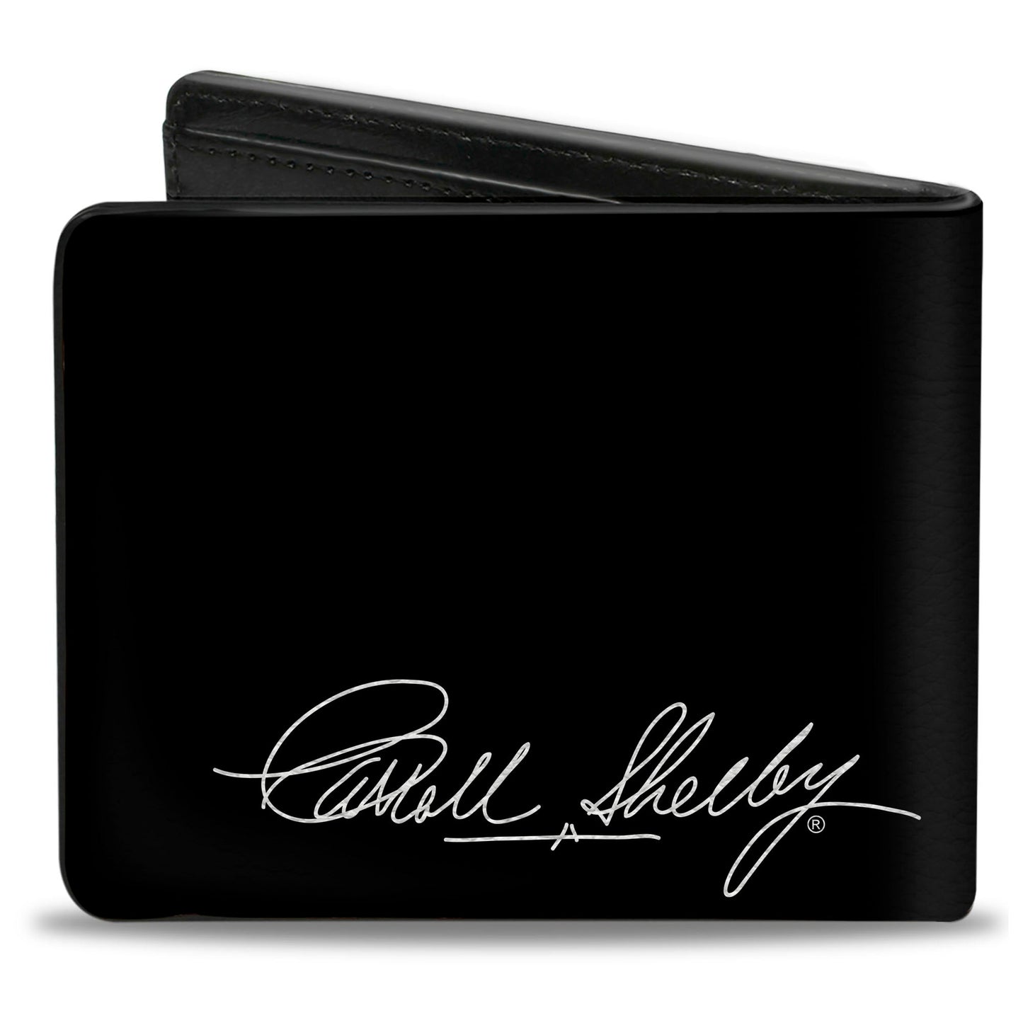 Bi-Fold Wallet - SHELBY Tiffany Split + Signature Black White
