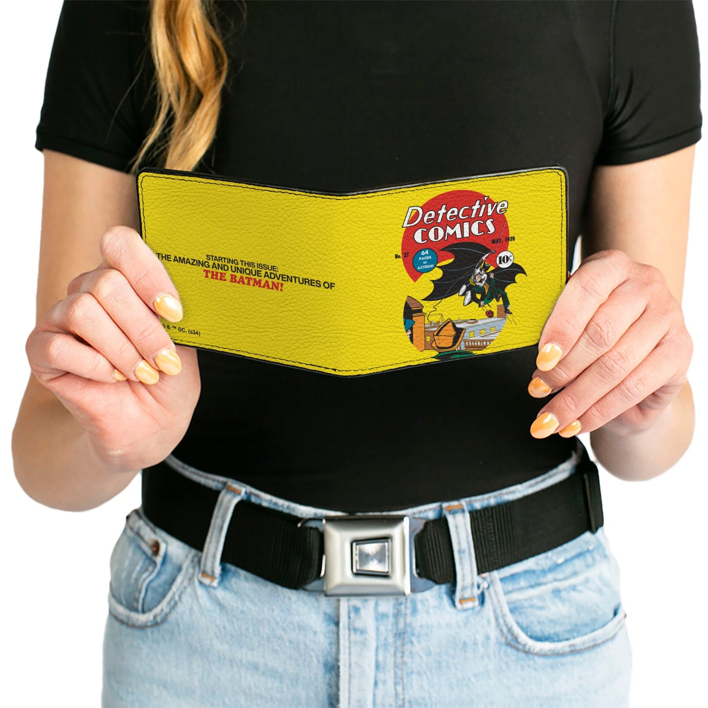 Bi-Fold Wallet - DC Comics Batman No. 27 Comic Cover Scene Yellow