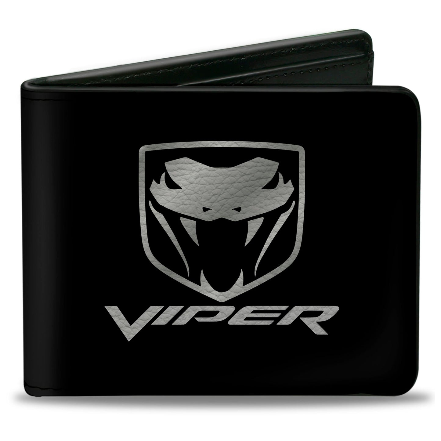 Bi-Fold Wallet - Dodge Viper Black Silver Logo