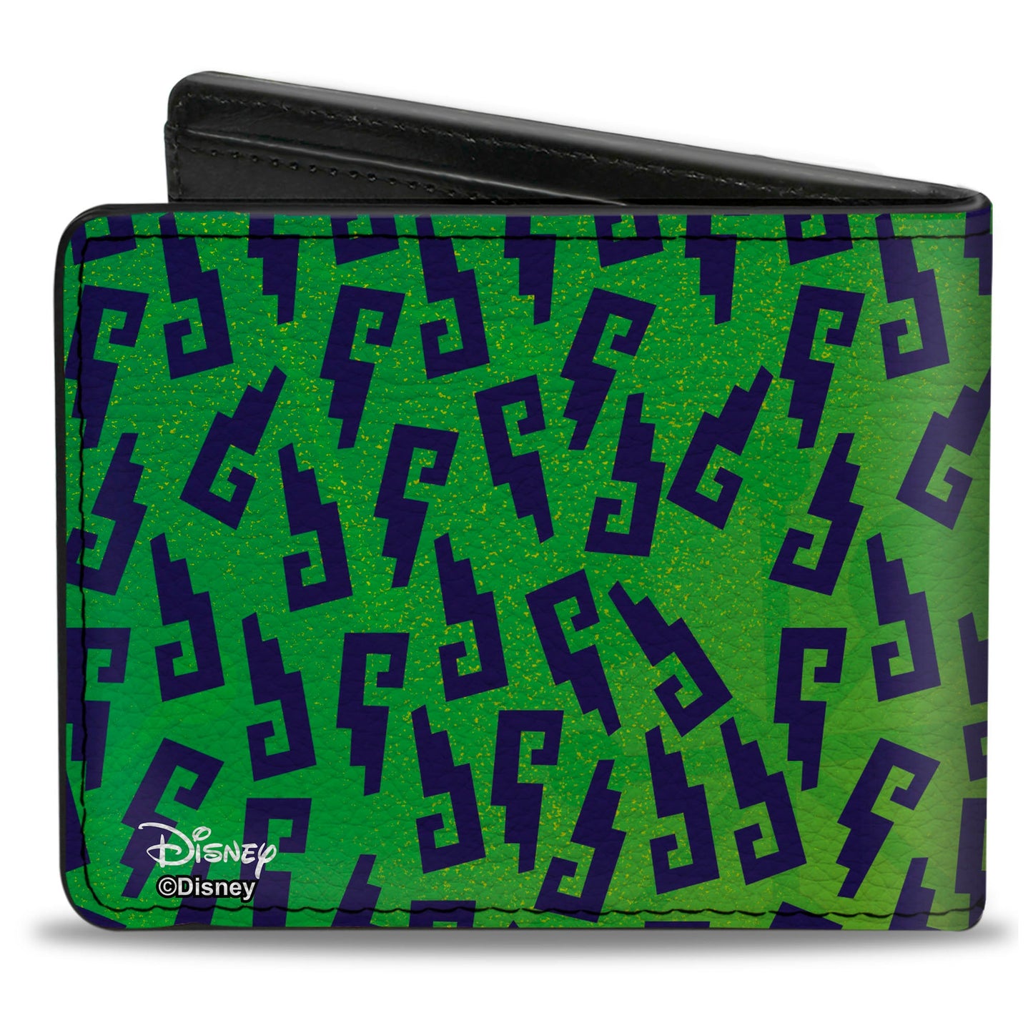 Bi-Fold Wallet - Yzma's Llama Potion Bottle Glyphs Green Blue