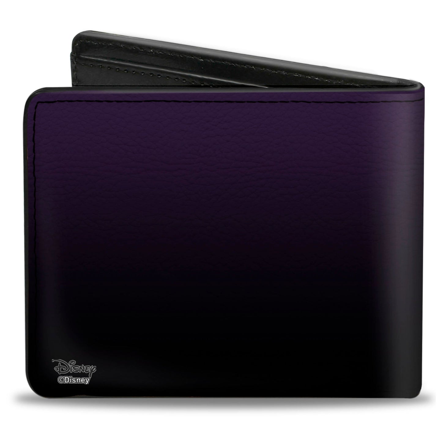 Bi-Fold Wallet - The Little Mermaid Ursula Smiling Sketch Pose Purple Fade