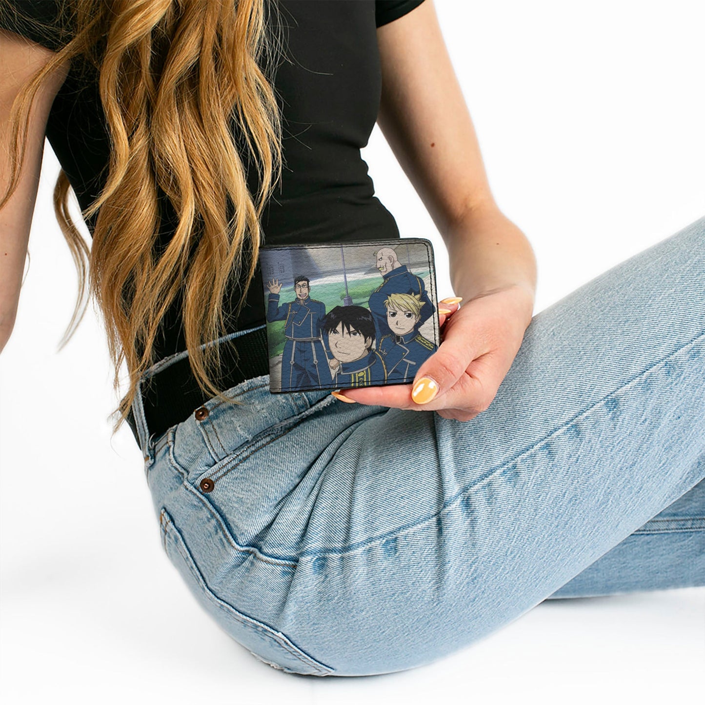 Bi-Fold Wallet - Fullmetal Alchemist Brotherhood Six Character Yard Scene