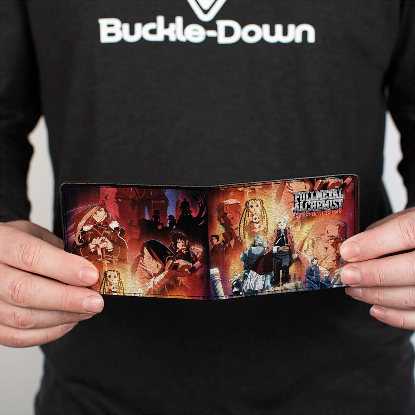 Bi-Fold Wallet - FULLMETAL ALCHEMIST BROTHERHOOD Characters Pose Collage