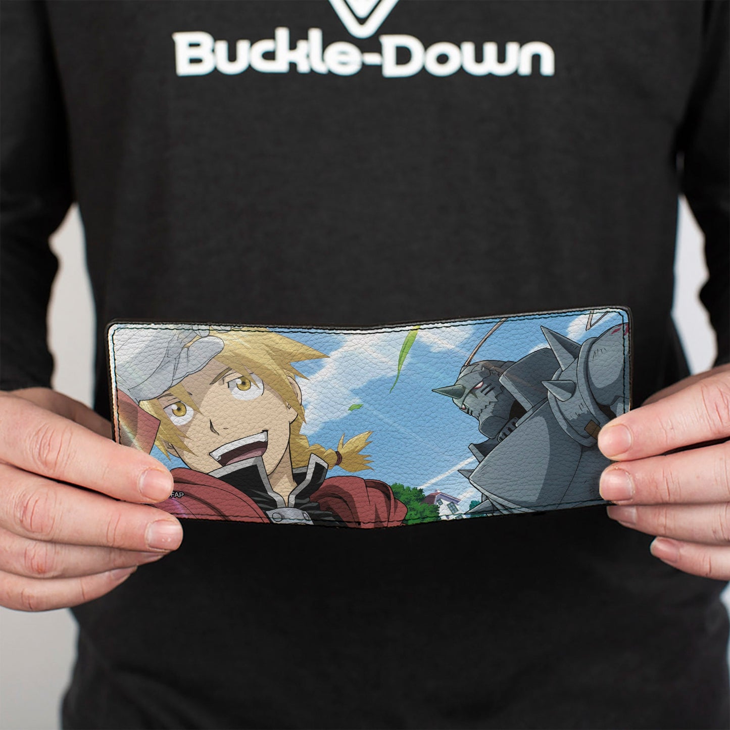 Bi-Fold Wallet - Fullmetal Alchemist Brotherhood Elric Brothers Blue Sky Pose