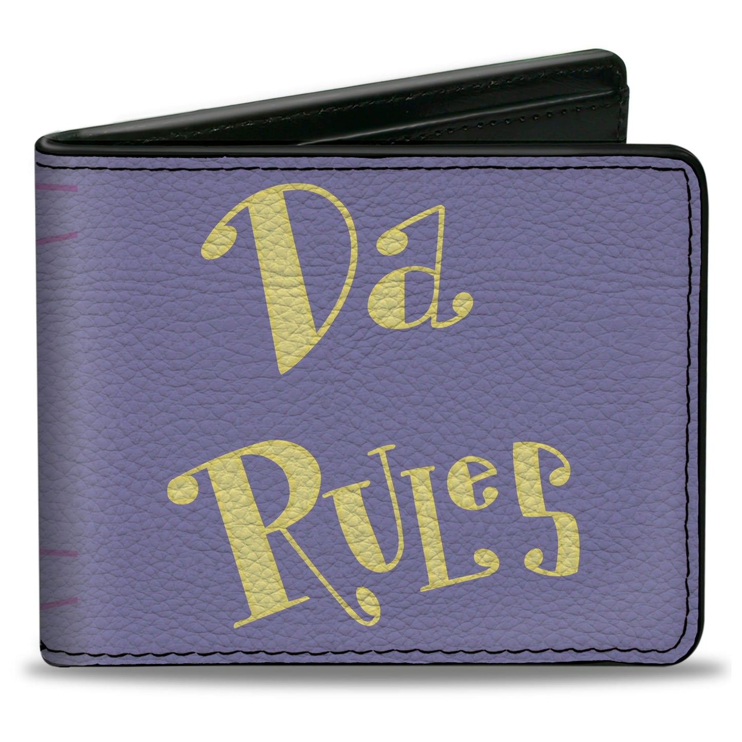 Bi-Fold Wallet - The Fairly OddParent DA RULES Book Lavender/Yellow