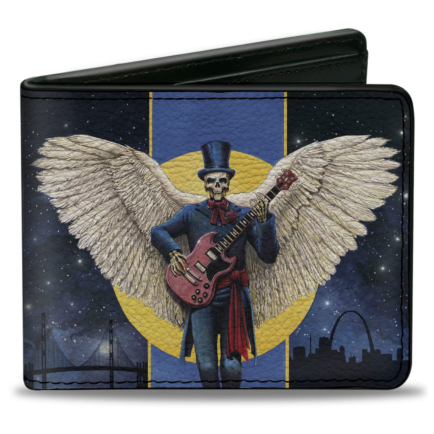 Bi-Fold Wallet - Grateful Dead Dave's Picks Volume Six San Francisco and St. Louis Skeleton Cover Art