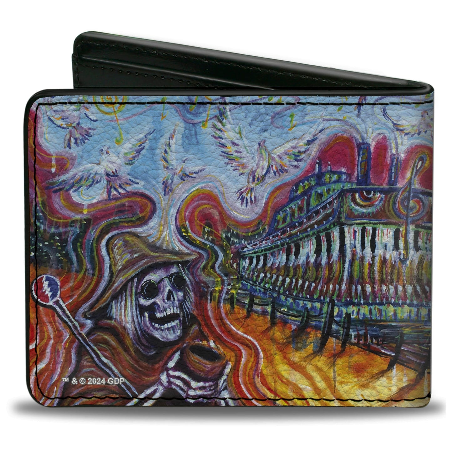 Bi-Fold Wallet - Grateful Dead Dave's Picks Volume 15 Municipal Auditorium Nashville Cover Art