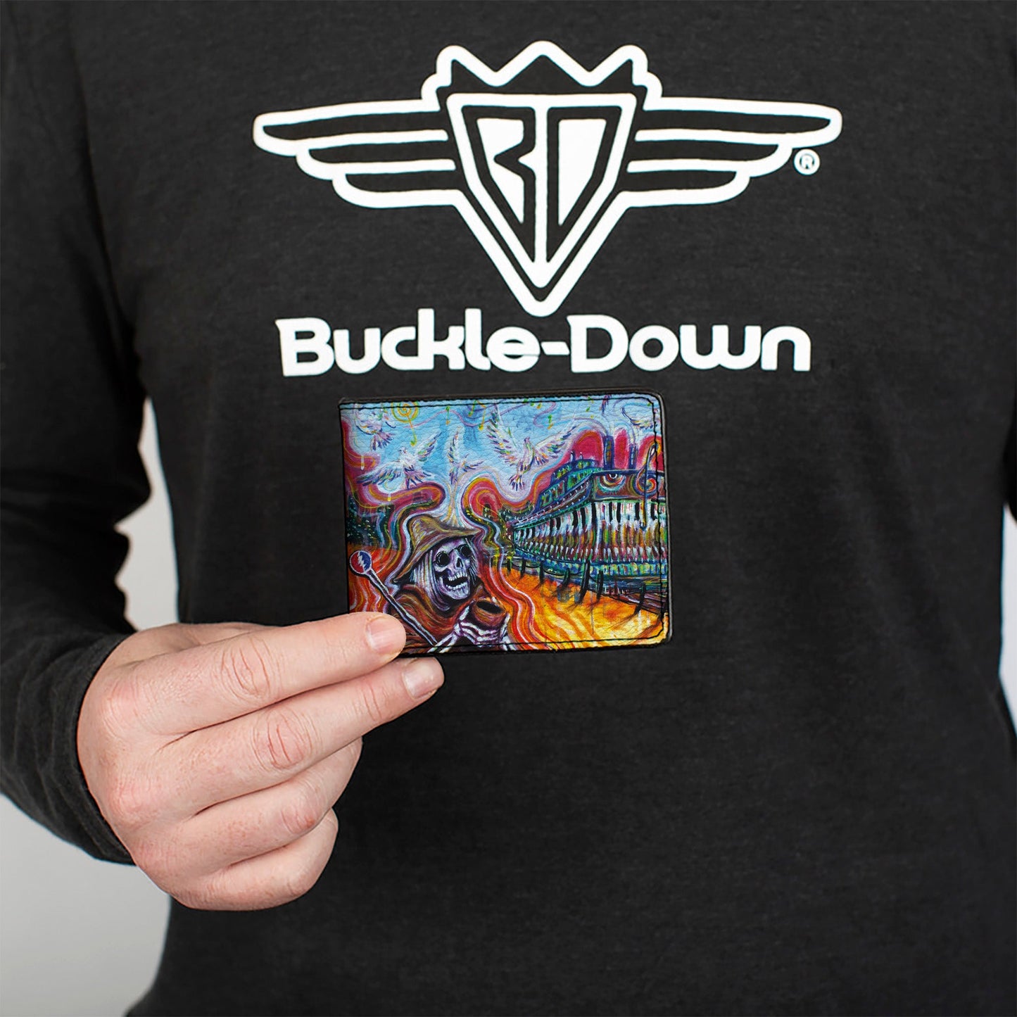 Bi-Fold Wallet - Grateful Dead Dave's Picks Volume 15 Municipal Auditorium Nashville Cover Art