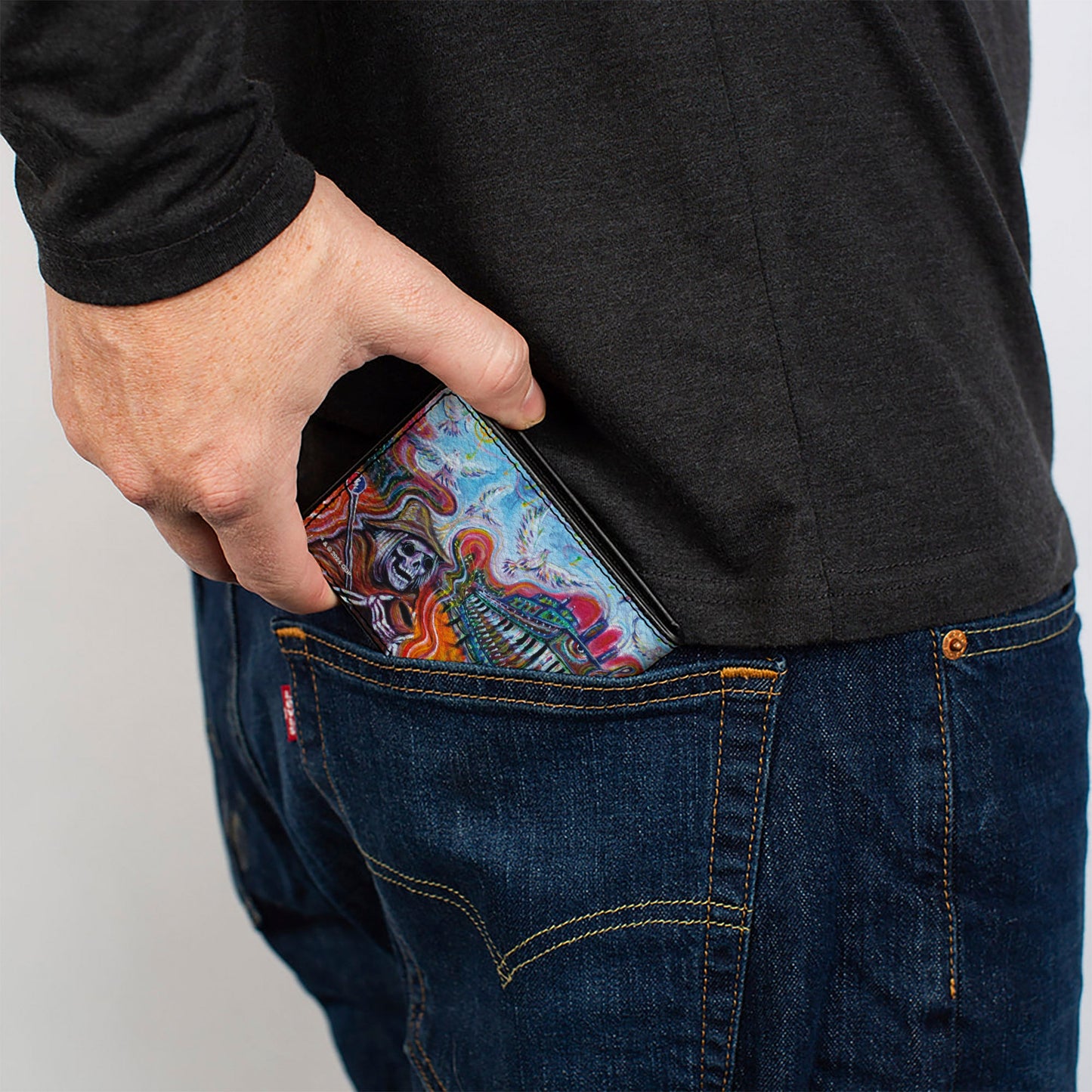 Bi-Fold Wallet - Grateful Dead Dave's Picks Volume 15 Municipal Auditorium Nashville Cover Art