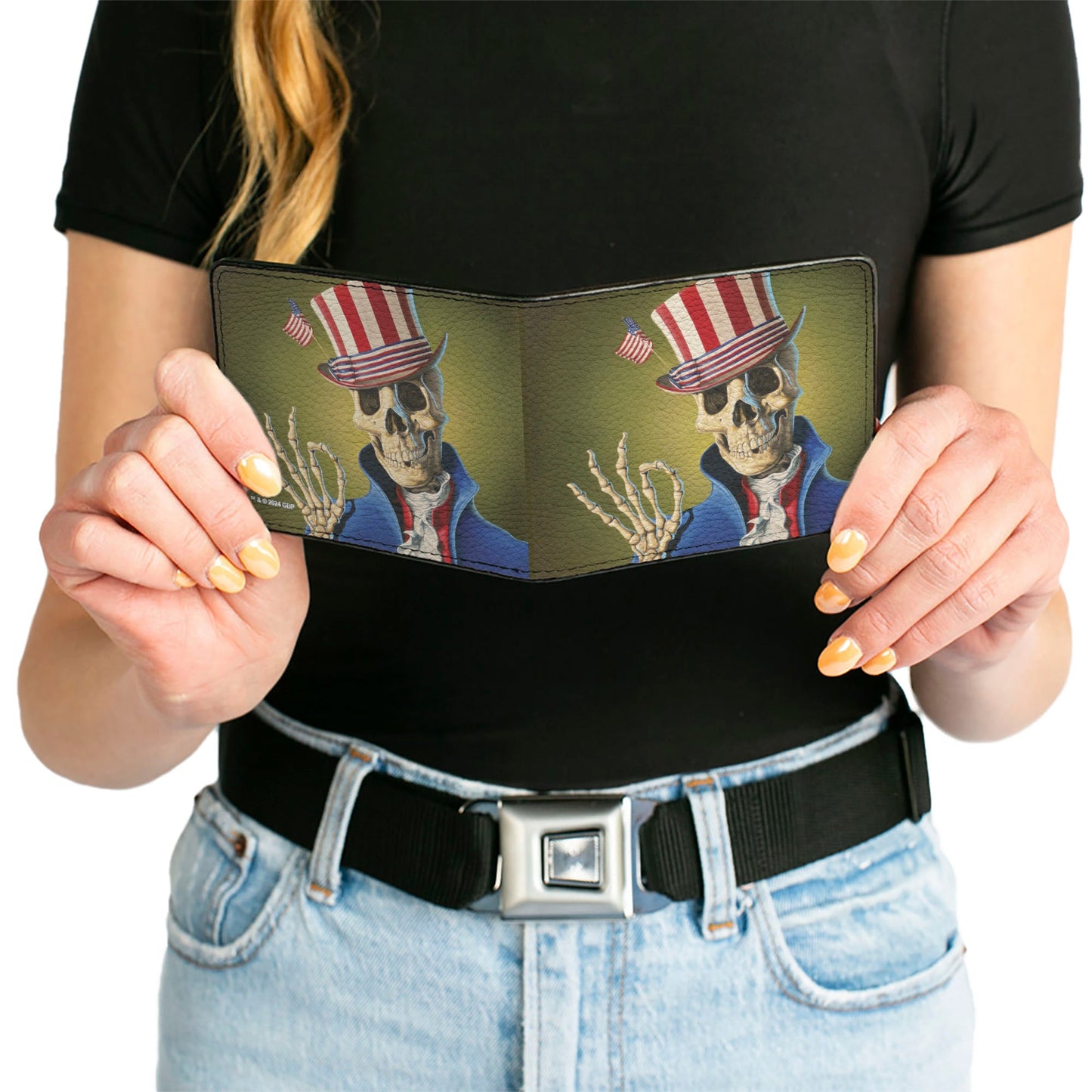 Bi-Fold Wallet - Grateful Dead Dave's Picks Volume Four College of William and Mary Uncle Sam Cover Art