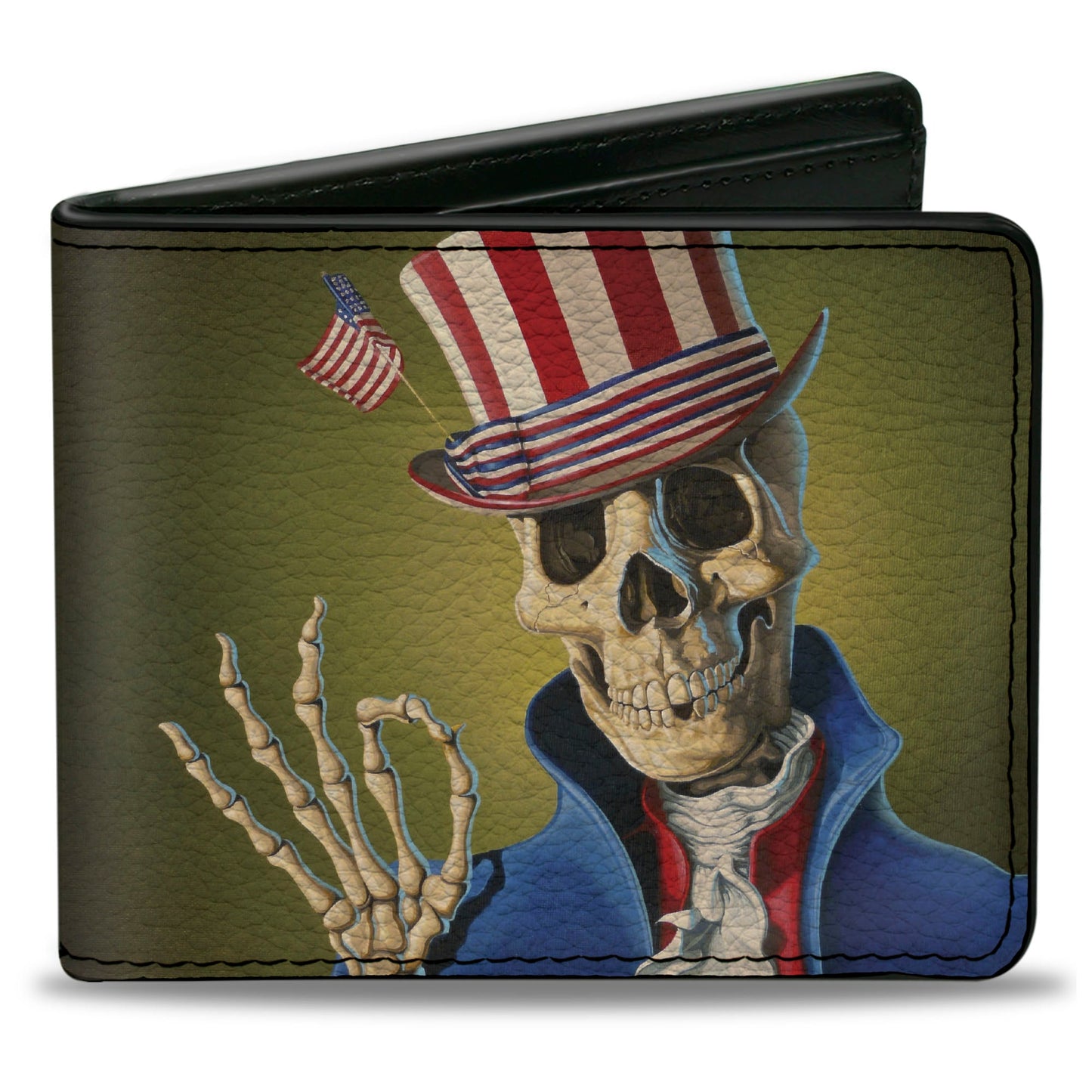 Bi-Fold Wallet - Grateful Dead Dave's Picks Volume Four College of William and Mary Uncle Sam Cover Art