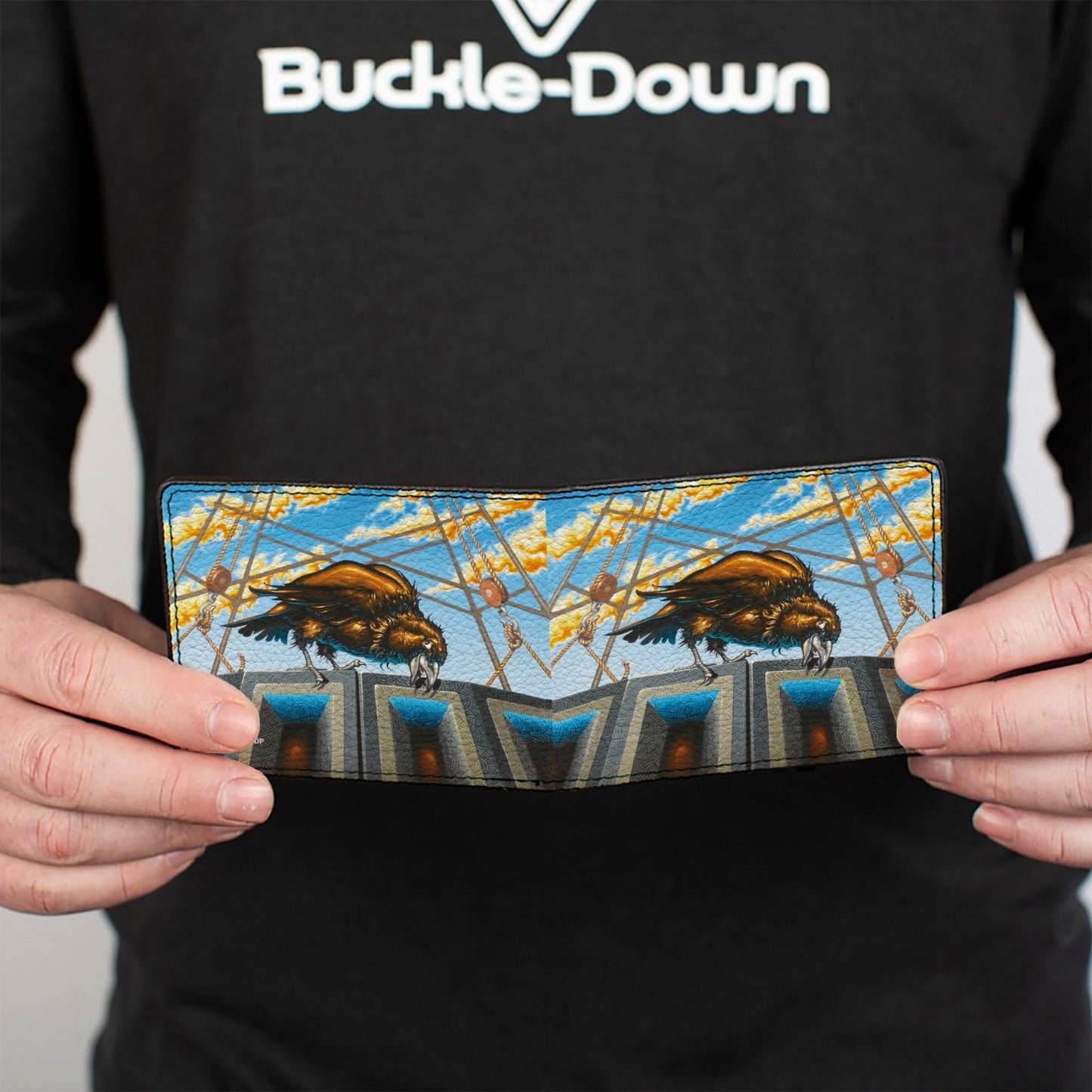Bi-Fold Wallet - Grateful Dead Dave's Picks Volume Two Dillon Stadium Raven Cover Art