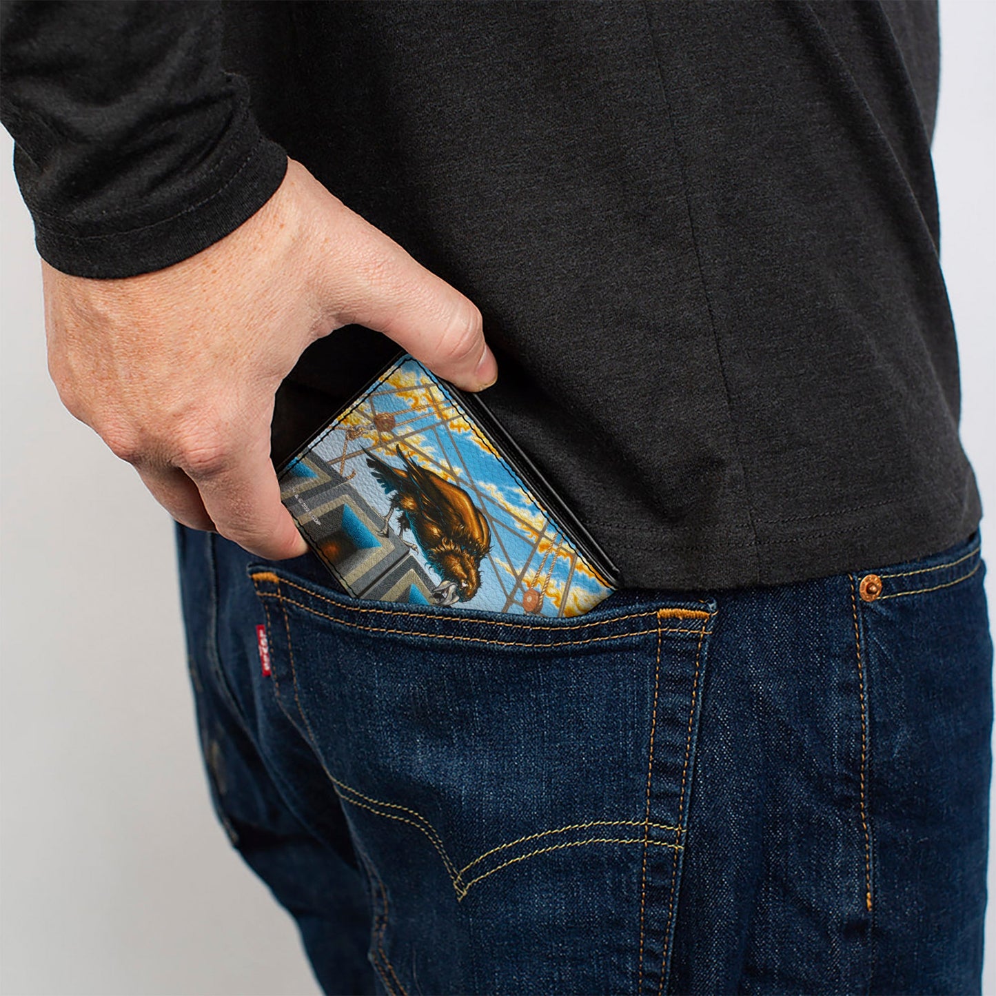 Bi-Fold Wallet - Grateful Dead Dave's Picks Volume Two Dillon Stadium Raven Cover Art
